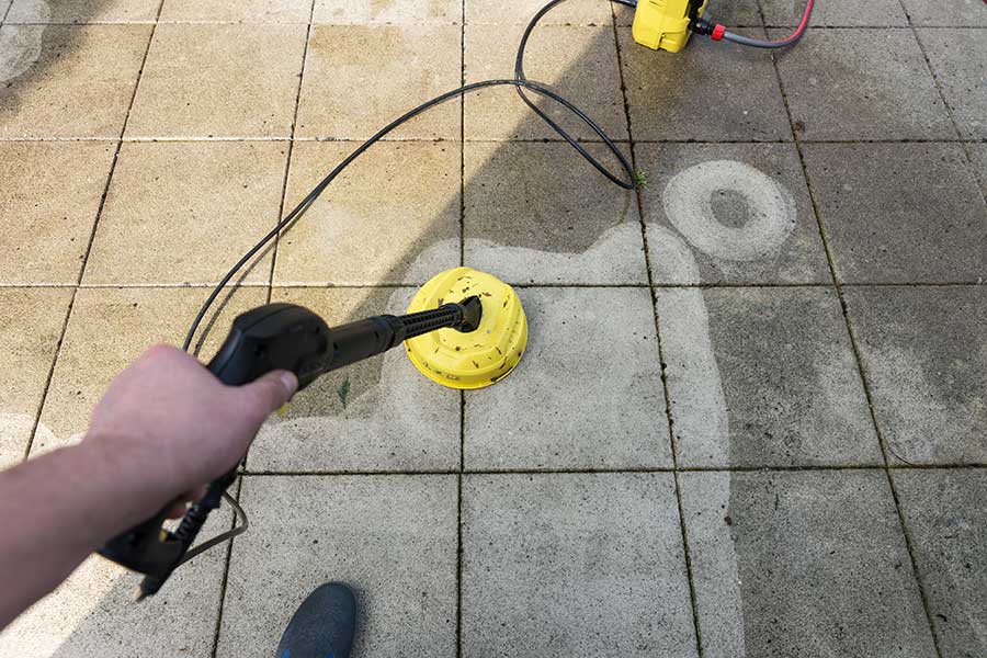 Patio Cleaning project example by Lillarians Contractor