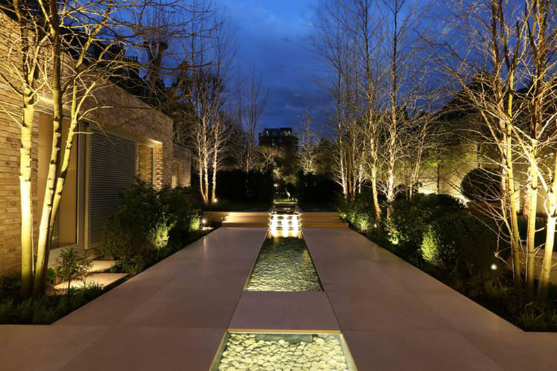 Outdoor Lighting project example by Lillarians Contractor